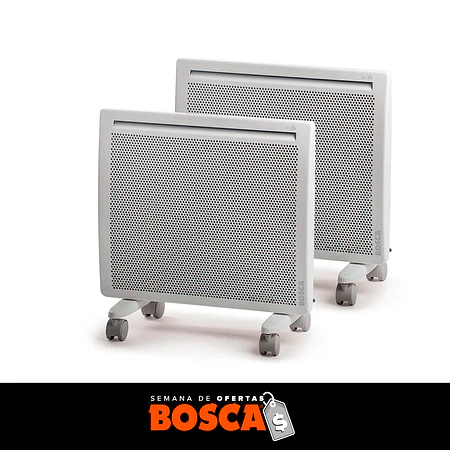 2x Calefactor Eléctrico Thelios Wifi 1000  Radiante