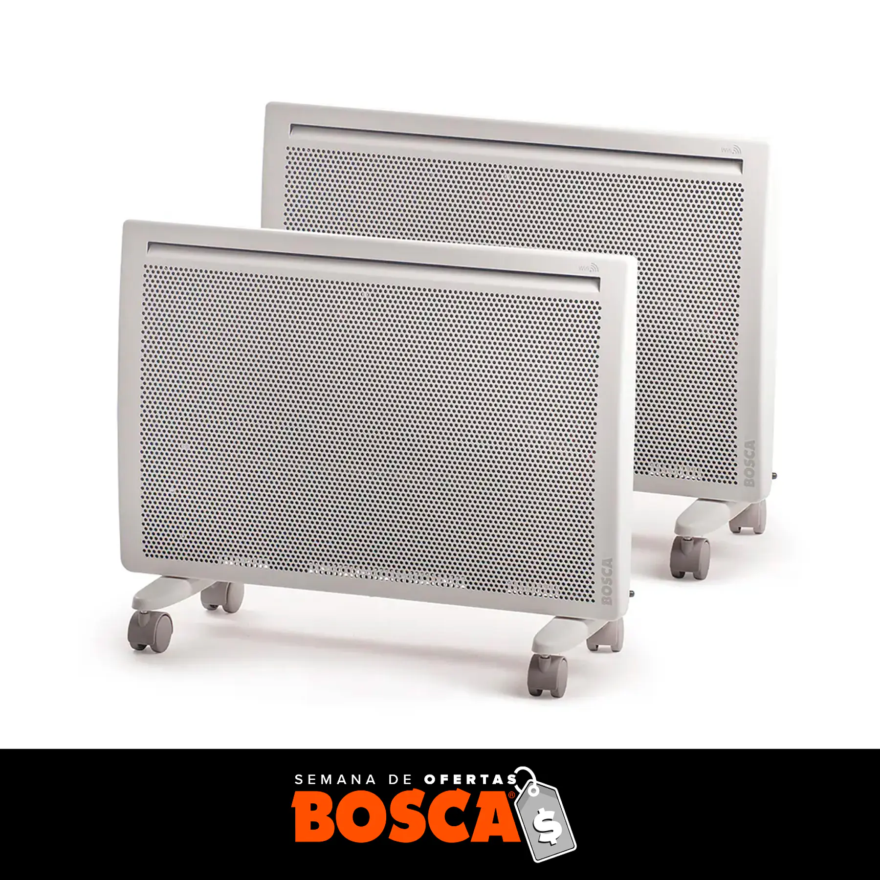 2x Calefactor Eléctrico Thelios Wifi  1500  Radiante