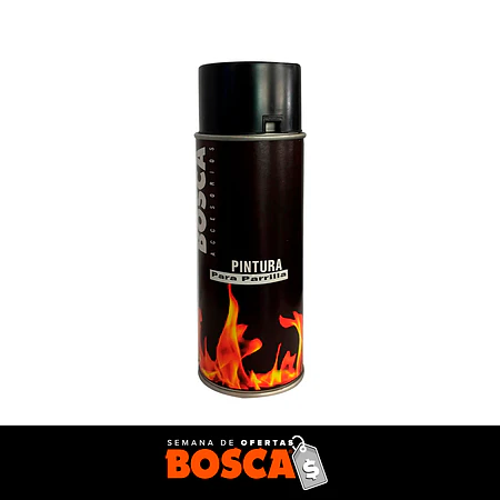Pintura Spray Bosca BBQ Black
