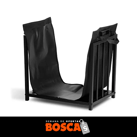 Leñero + bolso portable Bosca