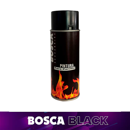 Pintura Spray Bosca BBQ Black