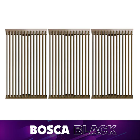 Pack Rejillas de Barra Redonda Inoxidable para Block Grill 750