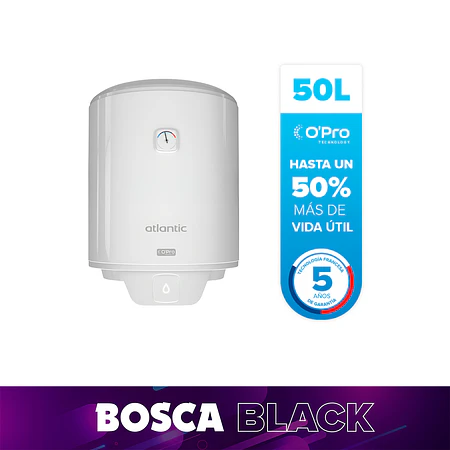 Termo Eléctrico Atlantic Opro+ 50 litros
