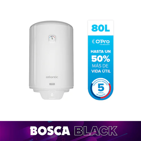 Termo Eléctrico Atlantic Opro + 80 litros