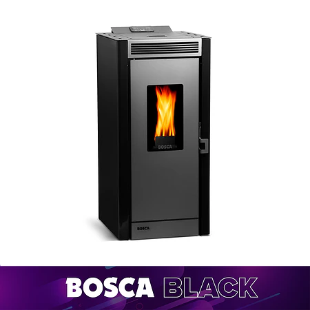 Estufa a pellet Black Vision negra