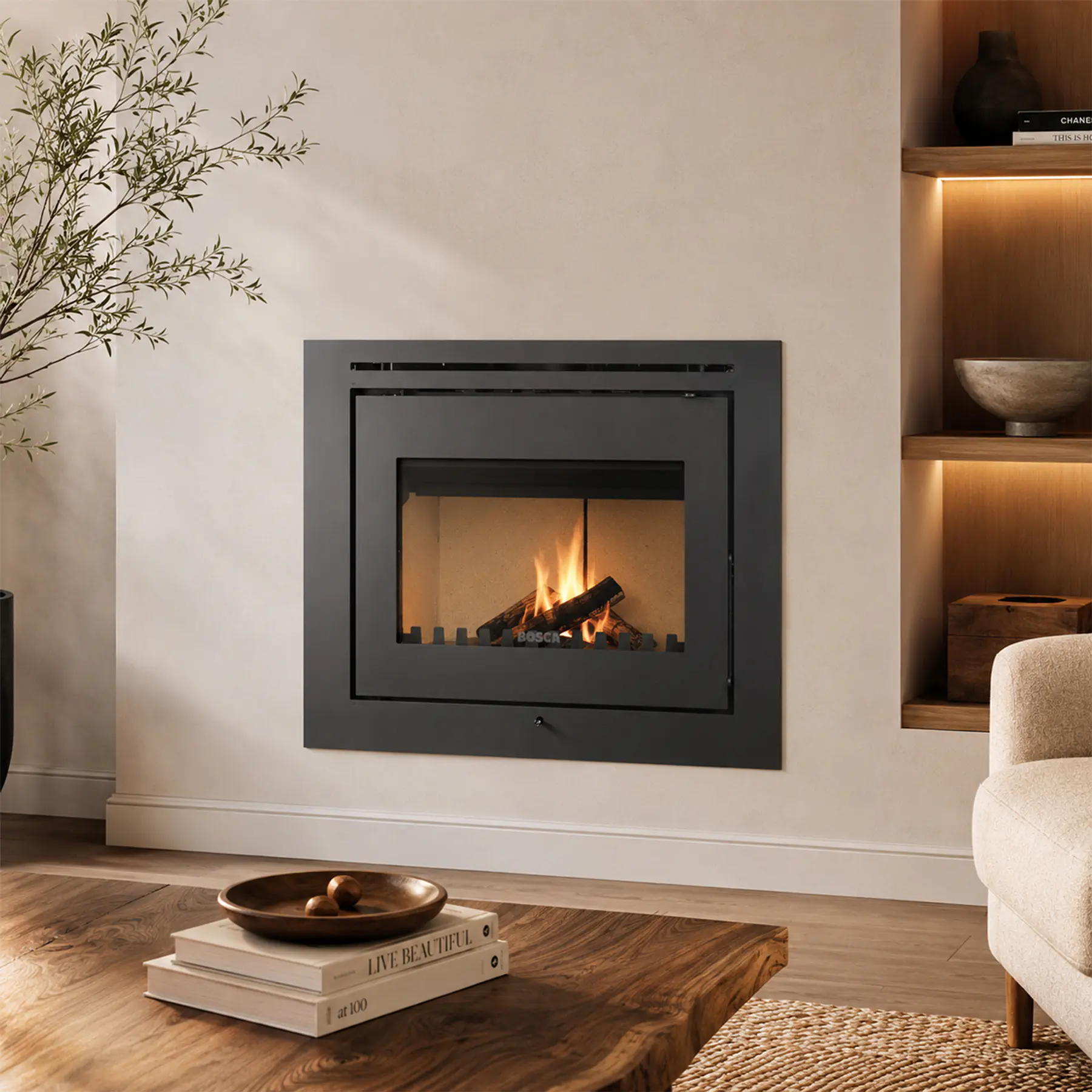Calefactor Bosca a Leña Chimenea Insert 500 