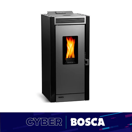 Estufa a pellet Black Vision negra