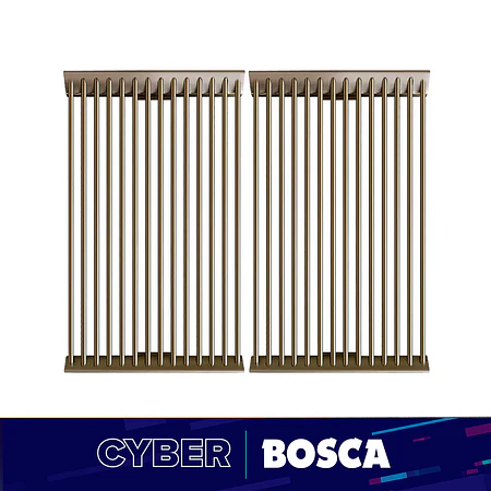 Pack Rejillas de Barra Redonda Inoxidable para Block Grill 500
