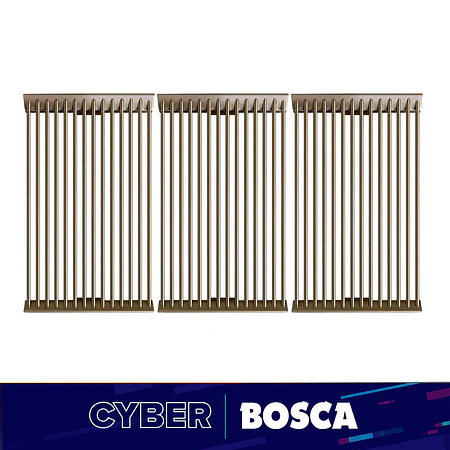 Pack Rejillas de Barra Redonda Inoxidable para Block Grill 750