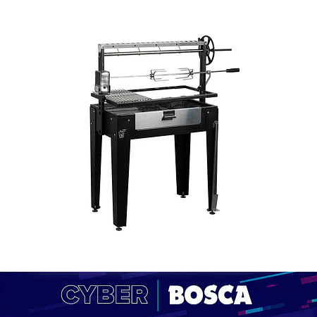 Pack Parrilla Maitén + spiedo hibrido 90cms