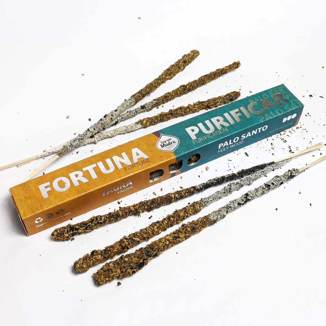 Sahumerios dúo Fortuna y Purificación - Sagrada Madre 1