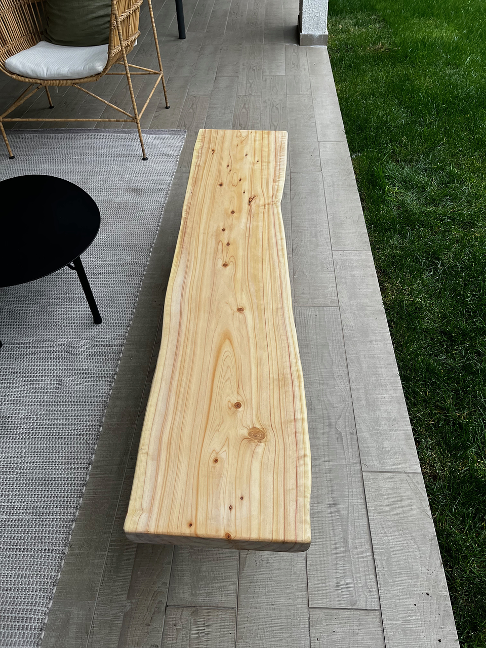 Benchi ciprés natural 銀 3