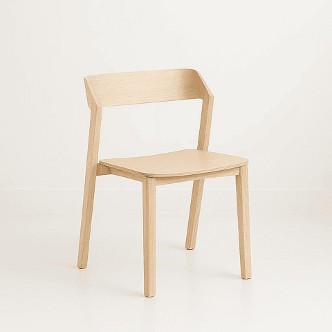 Silla de Comedor Madera Rover Viena Natural 材