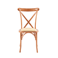 Silla Crossback Madera Rattan Natural o Negra ク - Miniatura 1