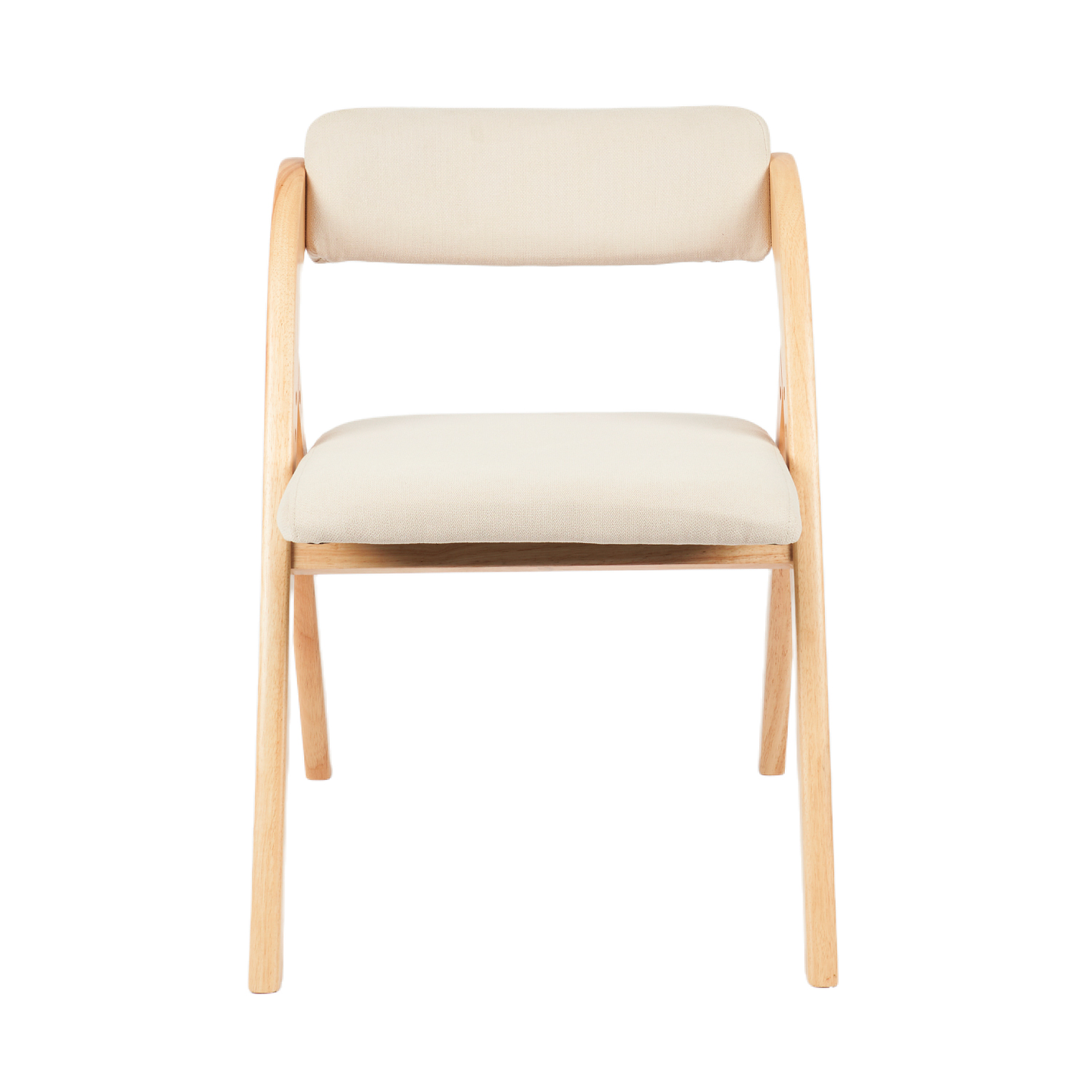 Silla Betlahem de madera plegable acolchada - Beige ジ 1