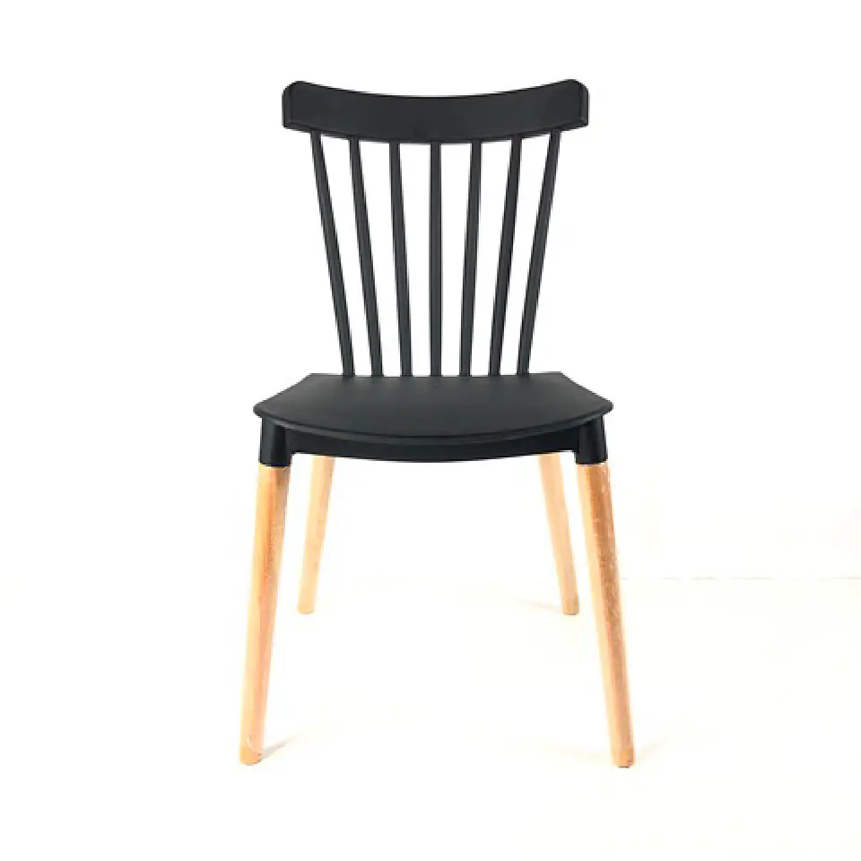 Silla Windsor Madera o Negra 然 5