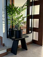 Piso Hanoi — Taburete de madera carbonizada Yakisugi 床- 3D - Miniatura 2