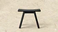 Piso Hanoi — Taburete de madera carbonizada Yakisugi 床- 3D - Miniatura 1