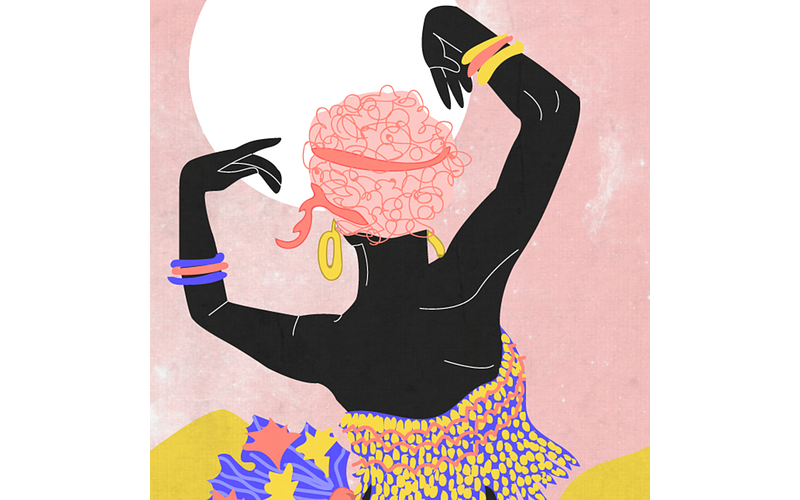 Women Dancing in the Moonlight - FUBIZ