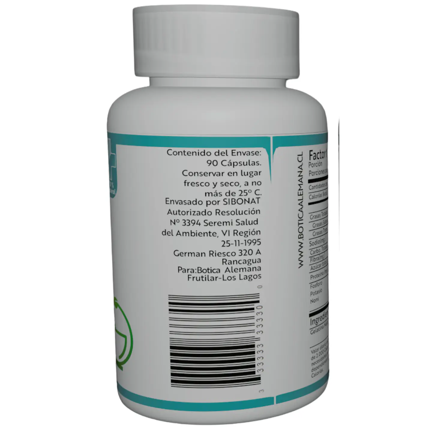 Noni, 90 cápsulas 500 mg 3