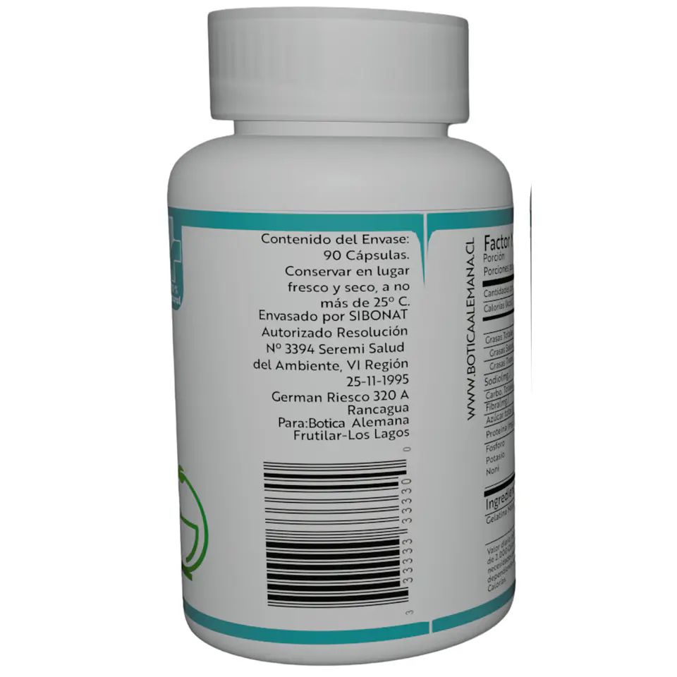 Noni, 90 cápsulas 500 mg 3