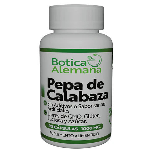 Pepa de Calabaza, 90 cápsulas 1000 mg