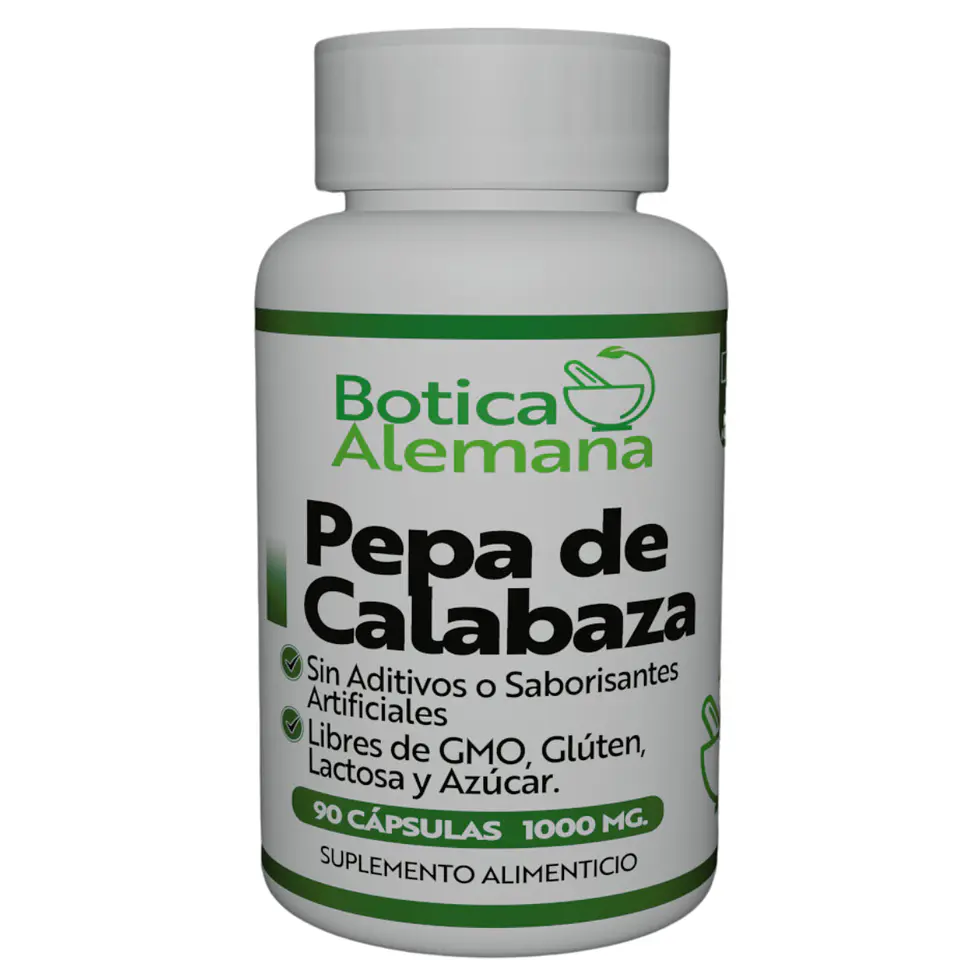 Pepa de Calabaza, 90 cápsulas 1000 mg 1
