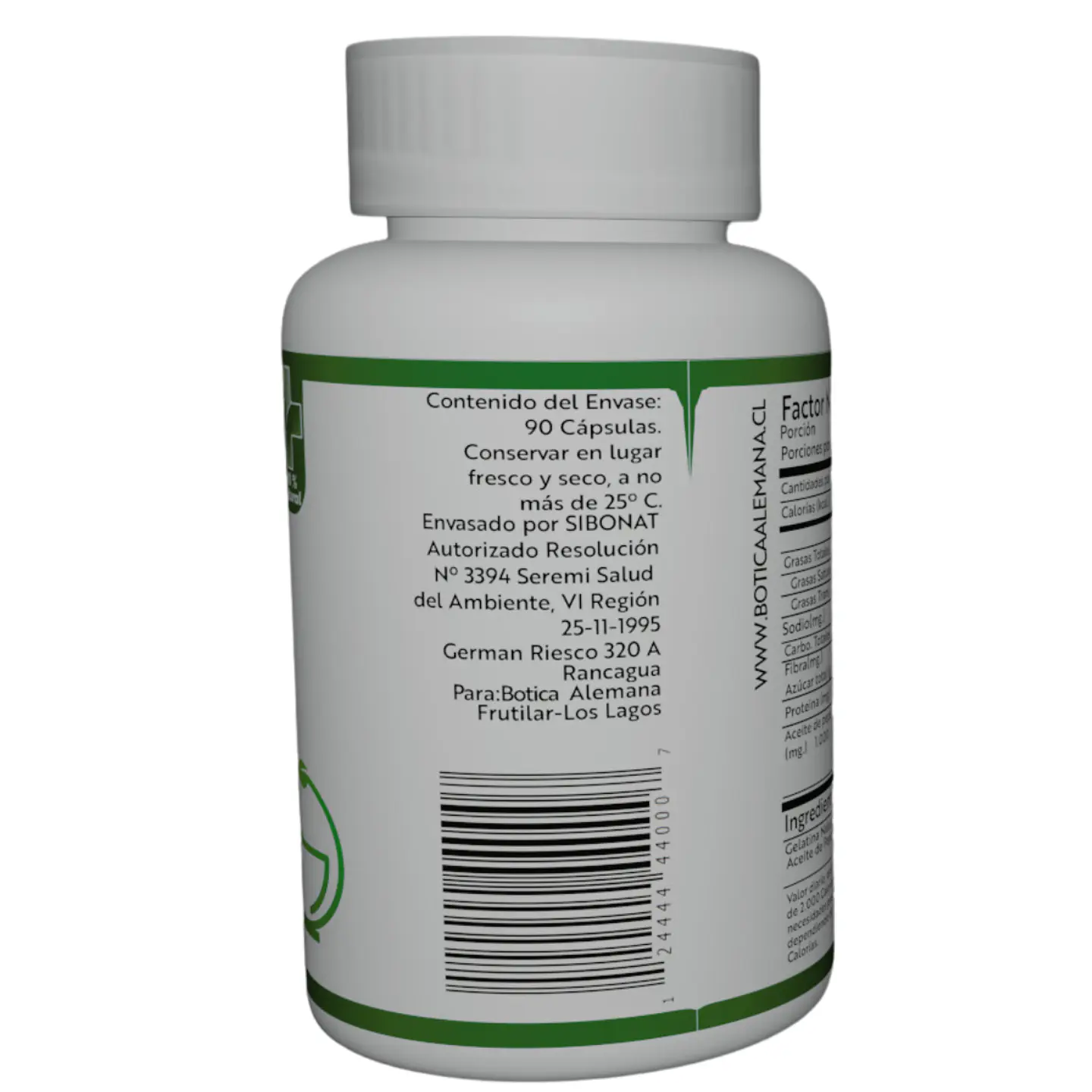Pepa de Calabaza, 90 cápsulas 1000 mg 2