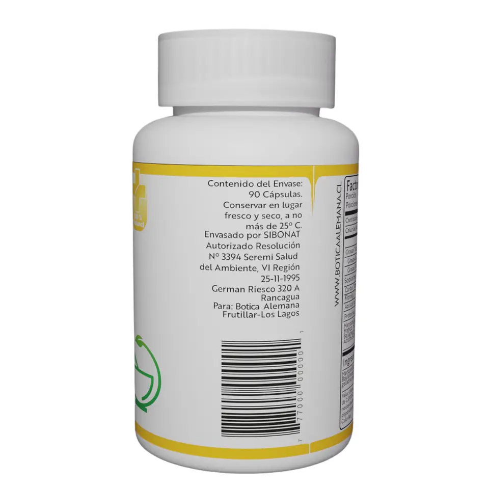 Colon Calm, 90 cápsulas 365 mg 3