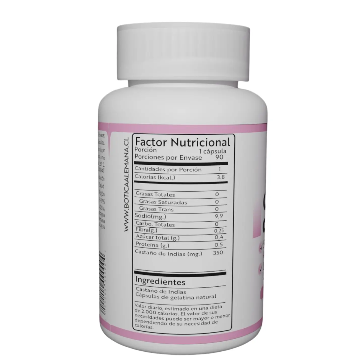 Castaño de Indias, 90 cápsulas 350mg 2