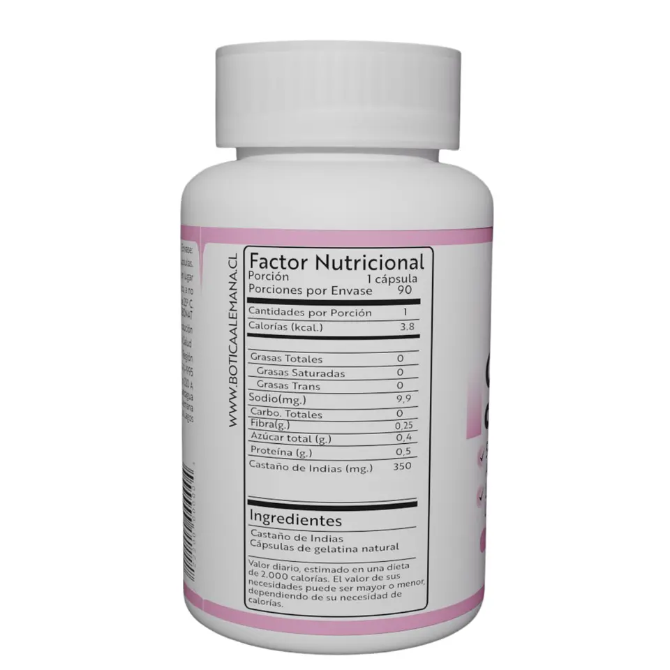Castaño de Indias, 90 cápsulas 350mg 2