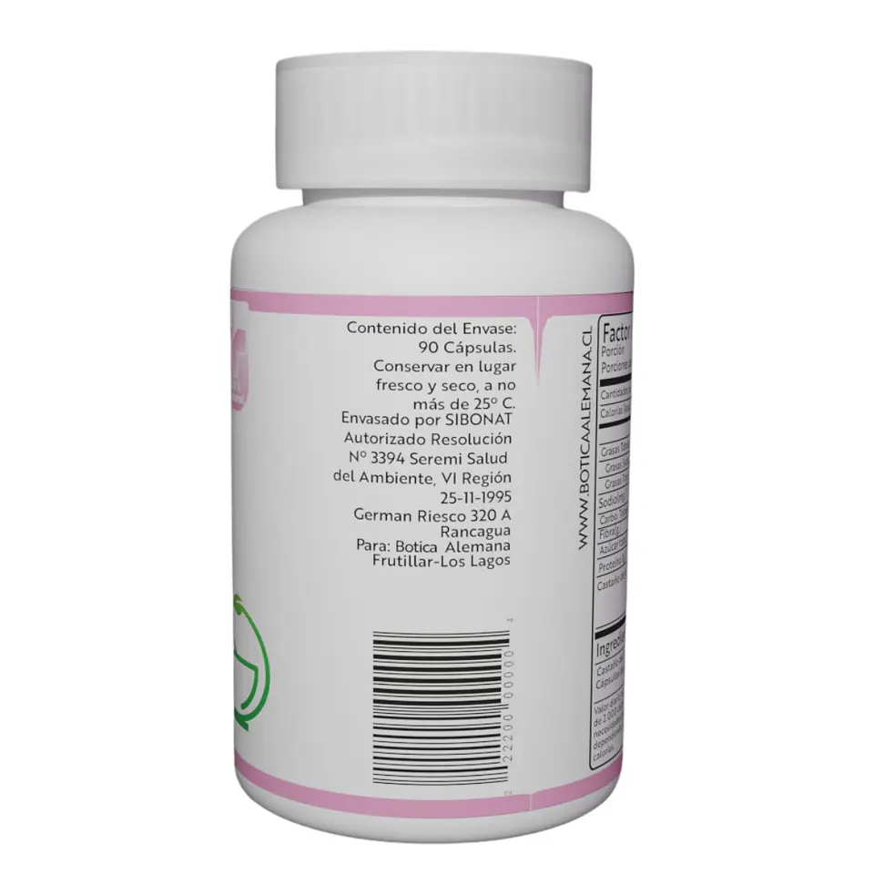 Castaño de Indias, 90 cápsulas 350mg 3