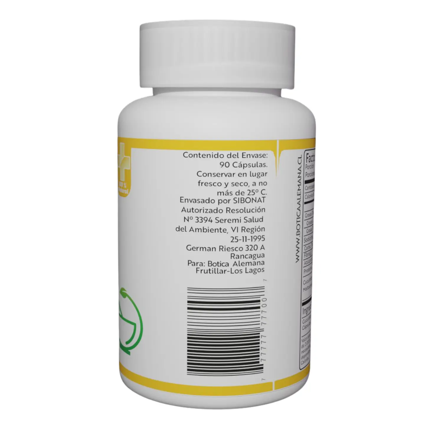 Curcubita Pepo, 90 cápsulas 365 mg 3