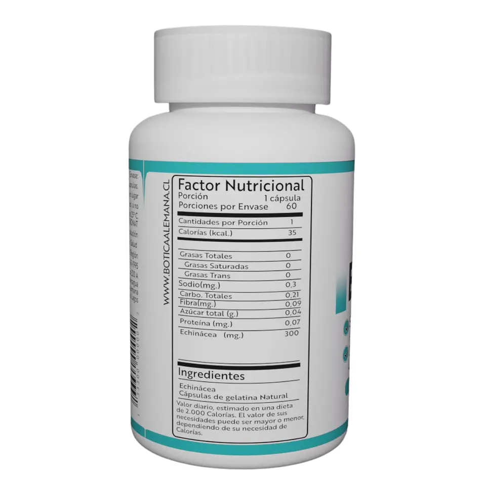 Echinacea, 90 cápsulas 300 mg 2