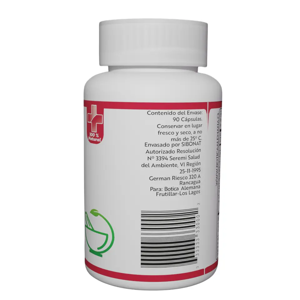 Ginseng Rojo, 90 cápsulas 270 mg 3