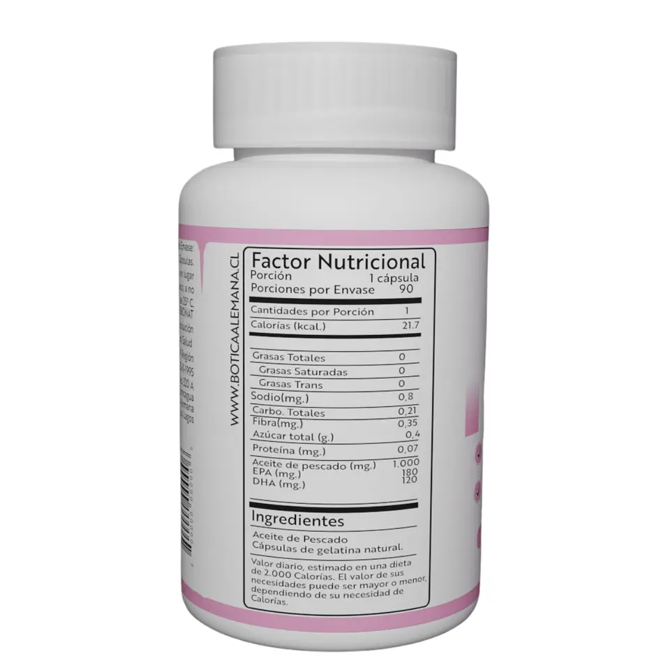 Omega 3, 90 cápsulas 1000 mg 2