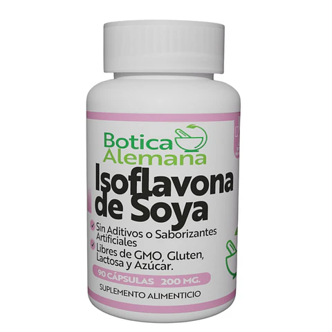 Isoflavona de Soya, 90 cápsulas 200 mg