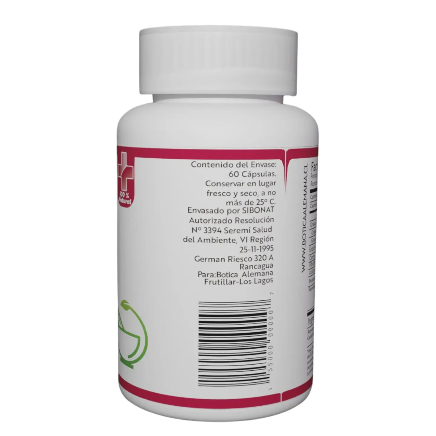 Resveratrol, 60 cápsulas 250 mg 3
