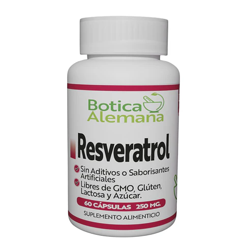 Resveratrol, 60 cápsulas 250 mg