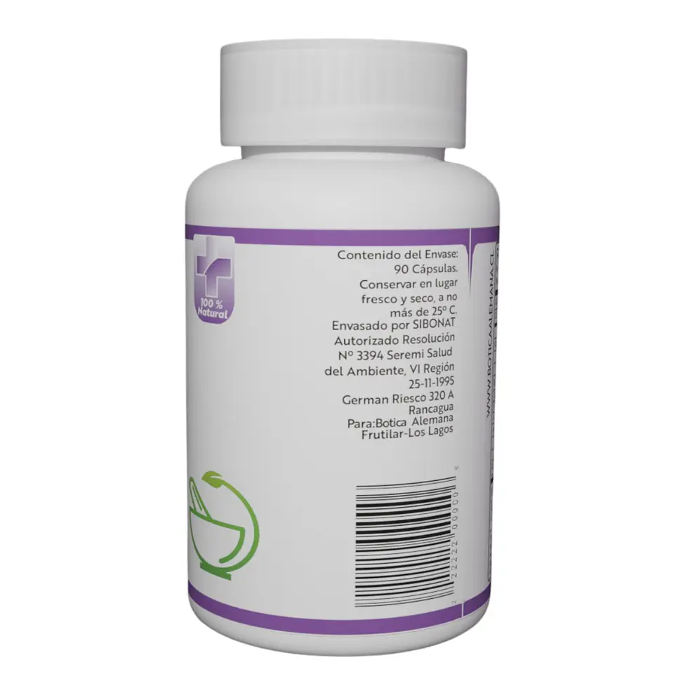 Centella Asiática, 90 cápsulas 220 mg 3
