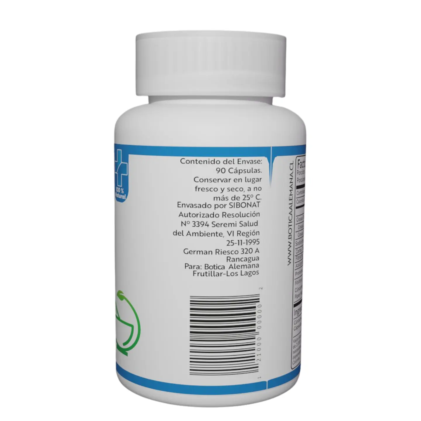 Cúrcuma Plus, 90 cápsulas 560 mg 3