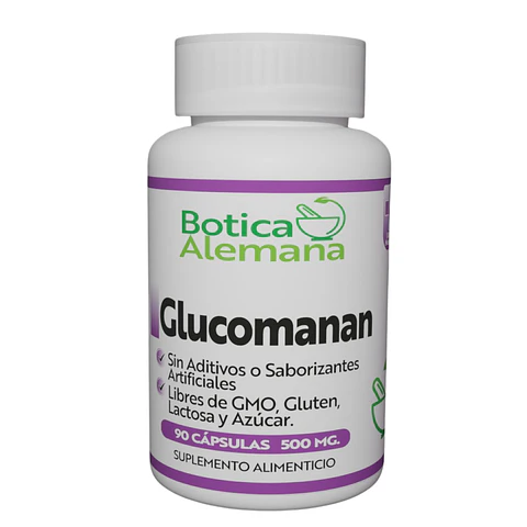 Glucomanan, 90 cápsulas 500 mg