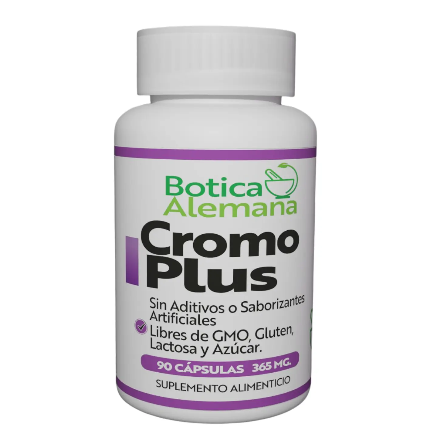Cromo Plus, 90 cápsulas 365 mg 1