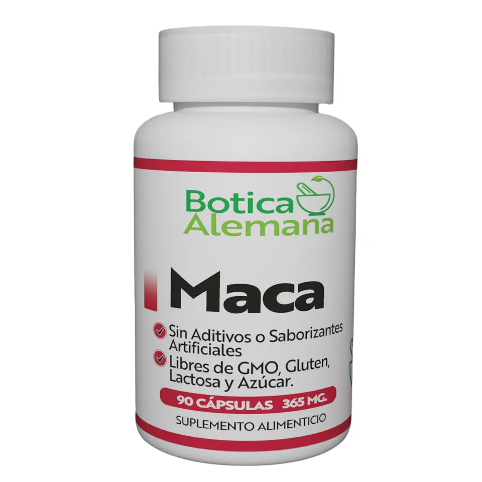 Maca, 90 cápsulas 500 mg 1