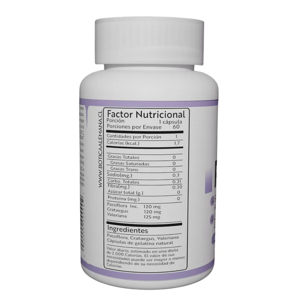 Passifor, 60 cápsulas 365 mg 2