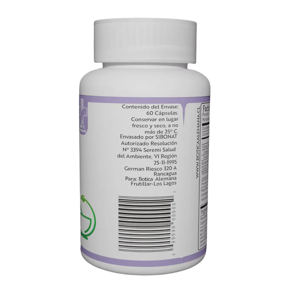 Passifor, 60 cápsulas 365 mg 3
