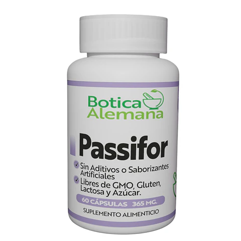 Passifor, 60 cápsulas 365 mg