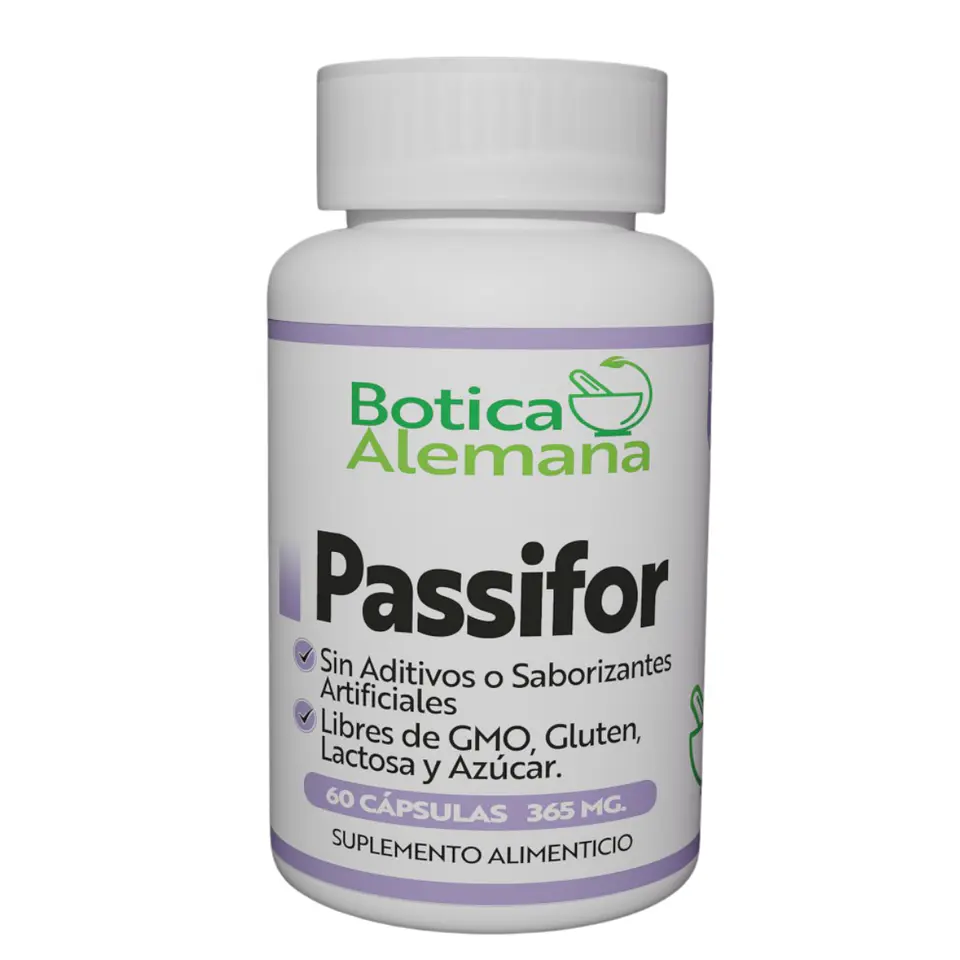Passifor, 60 cápsulas 365 mg 1