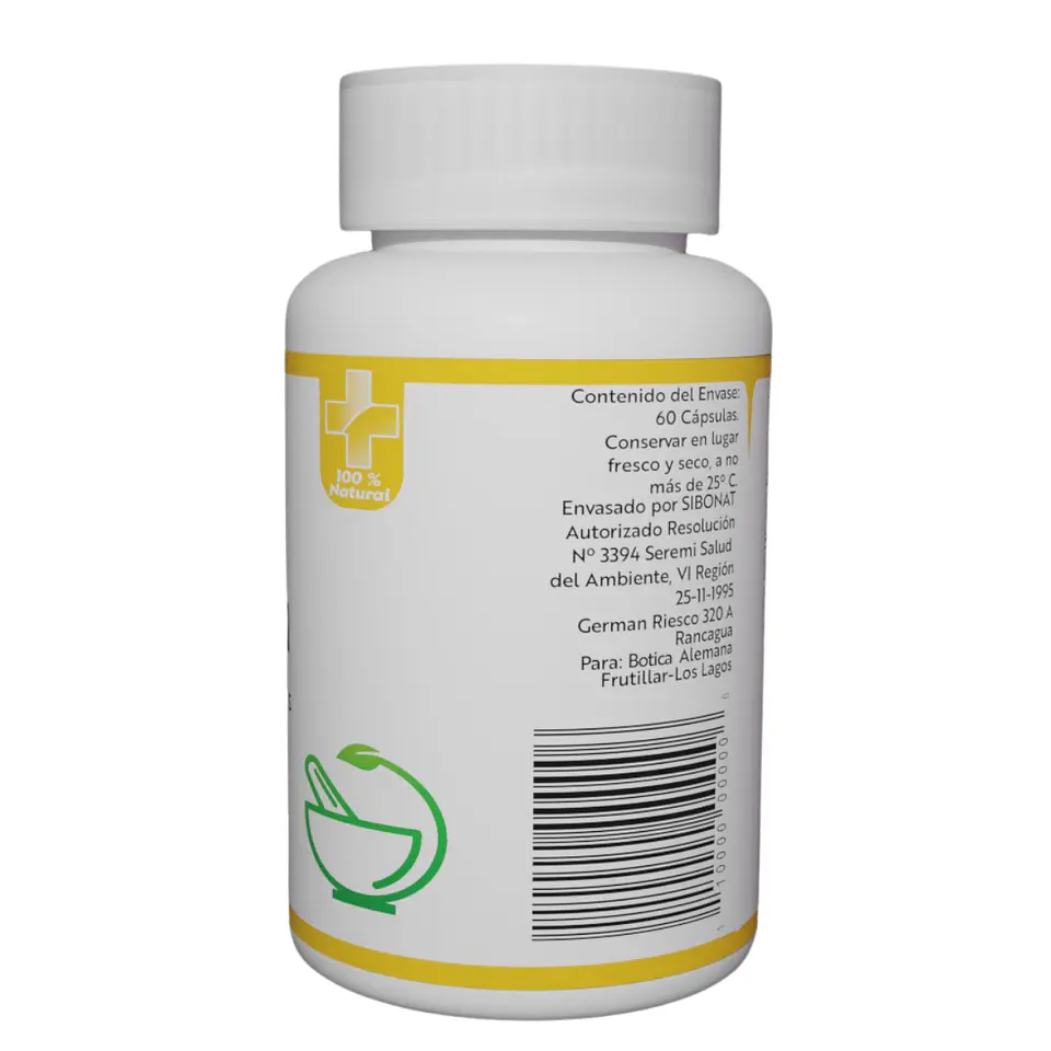 Alfalfa,  60 cápsulas 250 mg 3