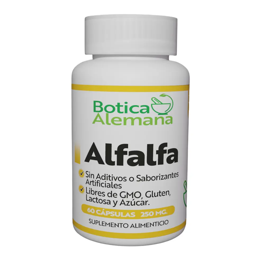 Alfalfa,  60 cápsulas 250 mg 1